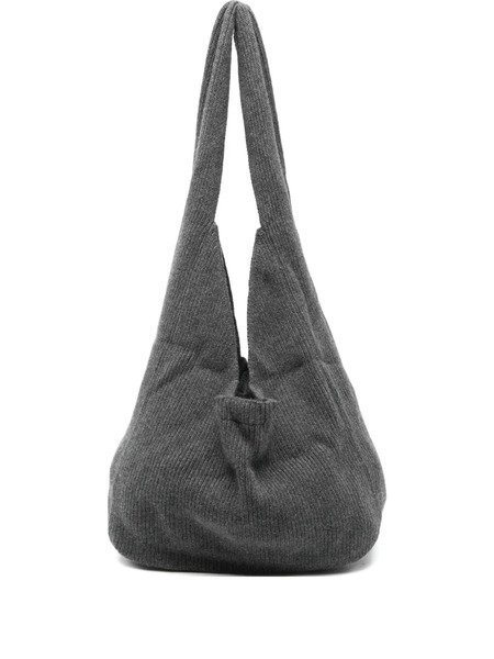  Aya Muse Sol Ribbed Shoulder Bag - Grey 