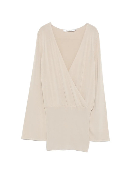  Aya Muse V-neck Flared Dress - Neutrals 