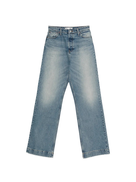  Aya Muse Wide-leg Jeans - Blue 