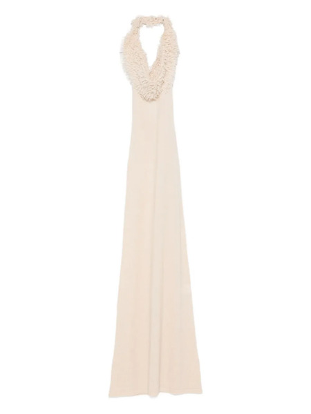  Aya Muse Wren Halterneck Maxi Dress - Neutrals 