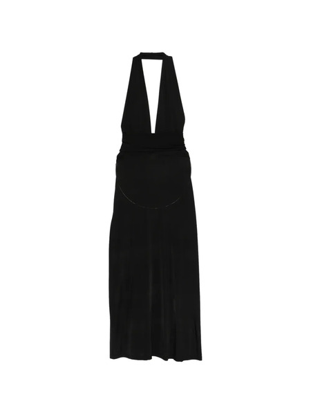  Aya Muse Zirra V-neck Midi Dress - Black 