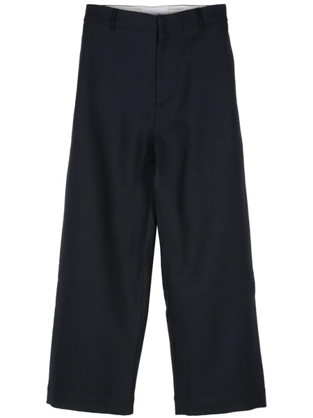  Az Factory Wide-leg Wool Trousers - Blue 
