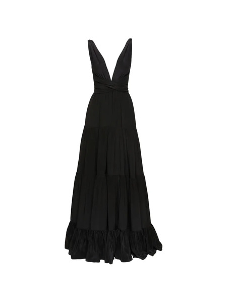  Azeeza Callan V-neck Maxi Dress - Black 
