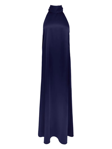  Azeeza Meera High-neck Midi Dress - Blue 