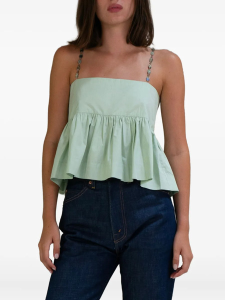  Azeeza Rayna Poplin Tank Top - Green 