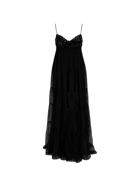  Azeeza Sequin-embellished Gown - Black 