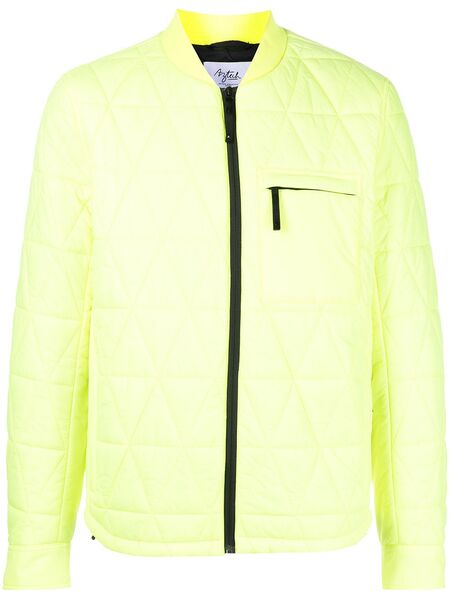  Aztech Mountain Corkscrew Insulated Shirt Jacket - Yellow 