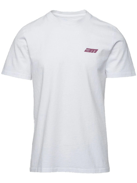  Aztech Mountain Horizon Graphic-print Cotton T-shirt - White 