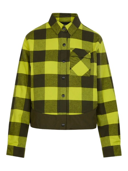  Aztech Mountain Loge Peak Checked Ski Shirt - Yellow 