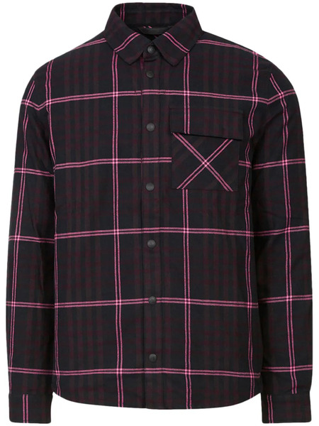  Aztech Mountain Loge Peak Plaid Cotton Shirt - Brown 