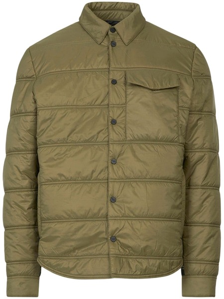  Aztech Mountain Loge Peak Quilted Shirt Jacket - Green 