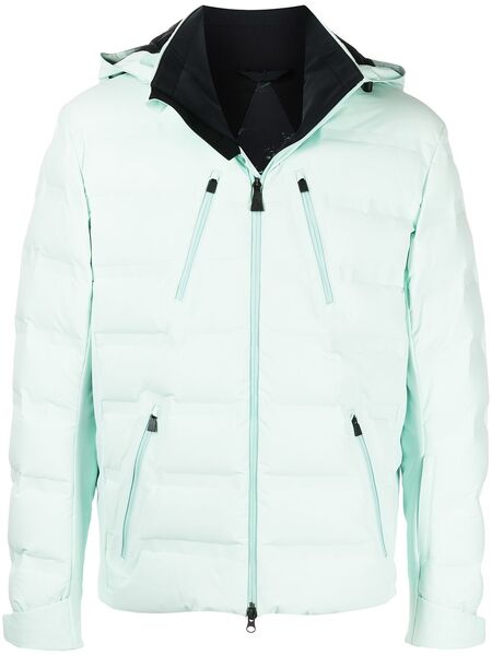  Aztech Mountain Nuke Suit Down Ski Jacket - Blue 