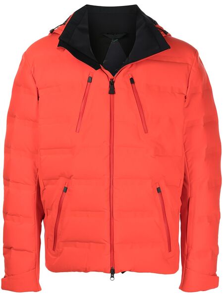  Aztech Mountain Nuke Suit Down Ski Jacket - Orange 