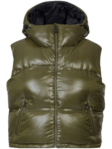  Aztech Mountain Snowbird Padded Hooded Vest - Green 