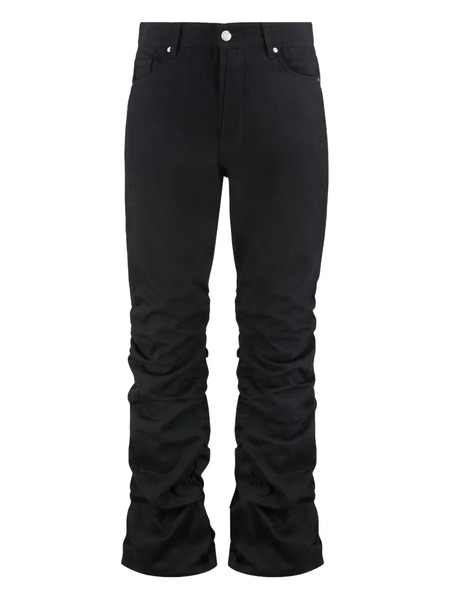  B1archive Rouched-detail Jeans - Black 