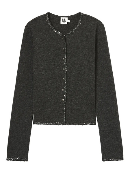  B+ab Button-embellished Cardigan - Grey 