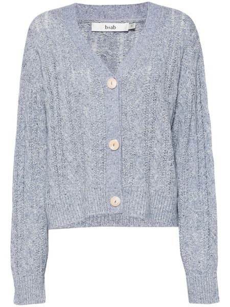  B+ab Cable Knit Cardigan - Blue 