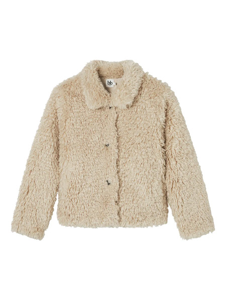  B+ab Collar Buttoned Jacket - Neutrals 