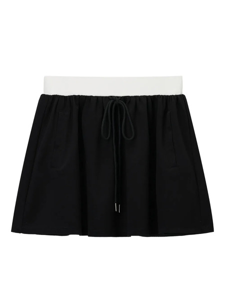  B+ab Cotton-blend Skirt - Black 