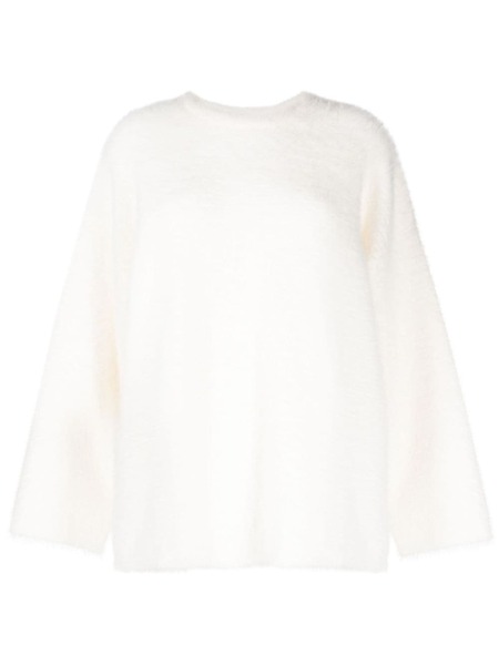  B+ab Crew-neck Brushed-effect Jumper - Neutrals 