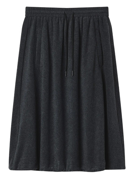  B+ab Drawstring Mid-skirt - Grey 