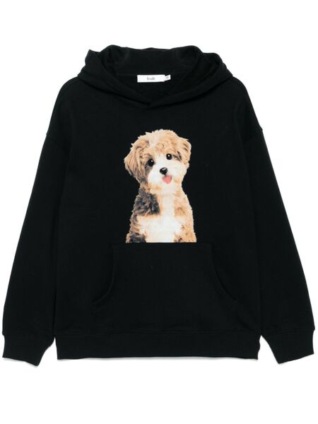  B+ab Graphic-print Hoodie - Black 