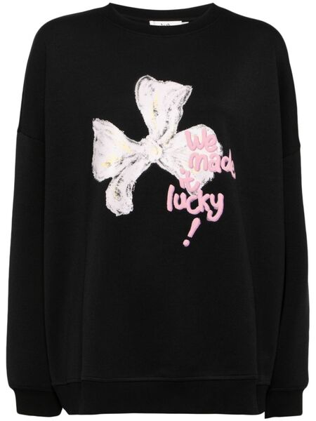  B+ab Graphic-print Sweatshirt - Black 