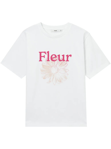  B+ab Logo-print T-shirt - White 
