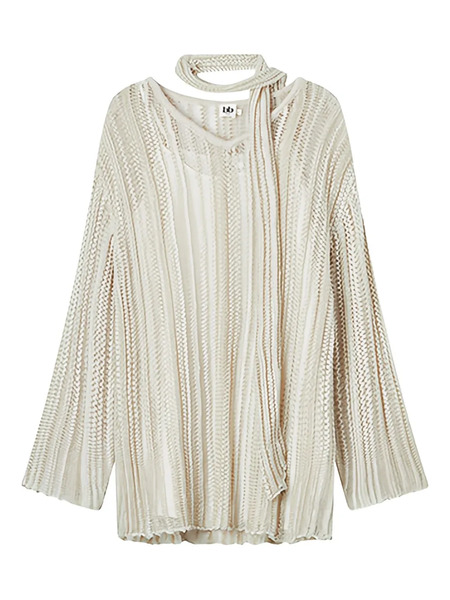  B+ab Open-knit Sweater - Neutrals 