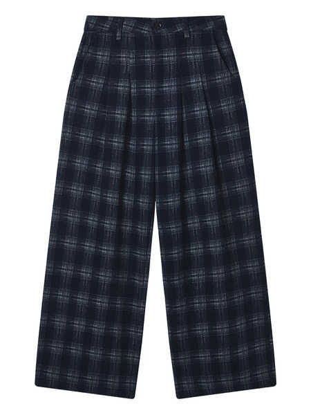  B+ab Plaid Trousers - Blue 
