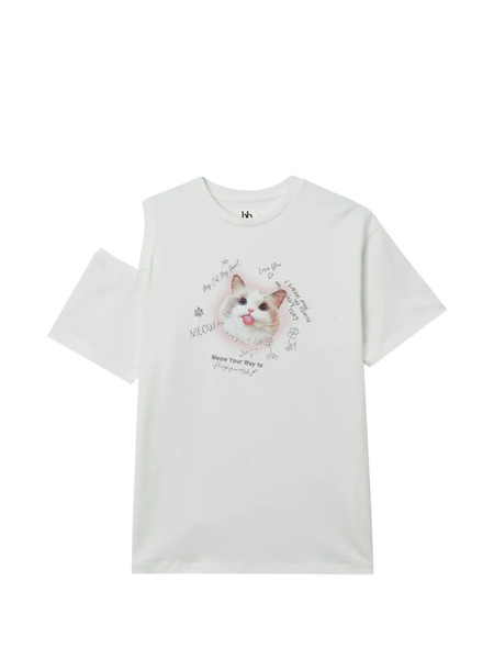 B+ab Printed T-shirt - White 