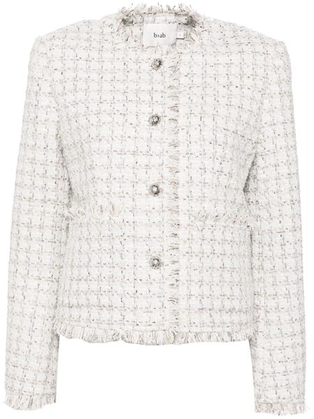  B+ab Raw-finish Tweed Jacket - Neutrals 