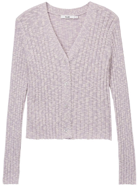  B+ab Ribbed Cardigan - Pink 