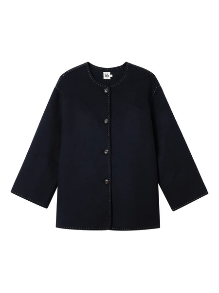  B+ab Scarf-embellished Jacket - Blue 