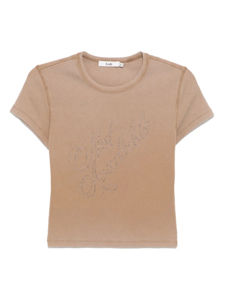  B+ab Short-sleeved Top - Brown 