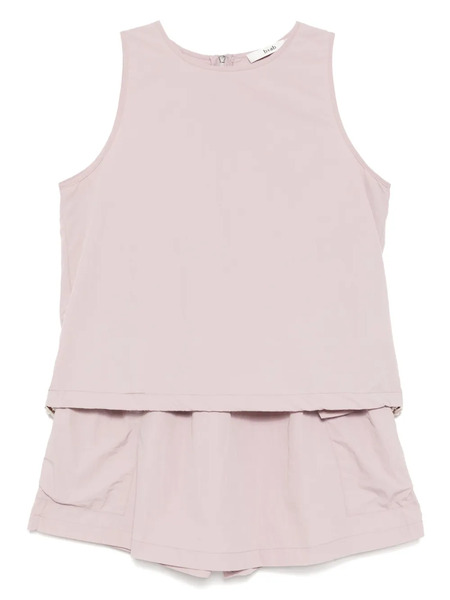  B+ab Sleeveless Top And Skorts Set - Purple 