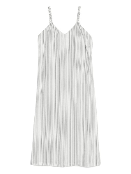  B+ab Striped Midi Dress - Black 