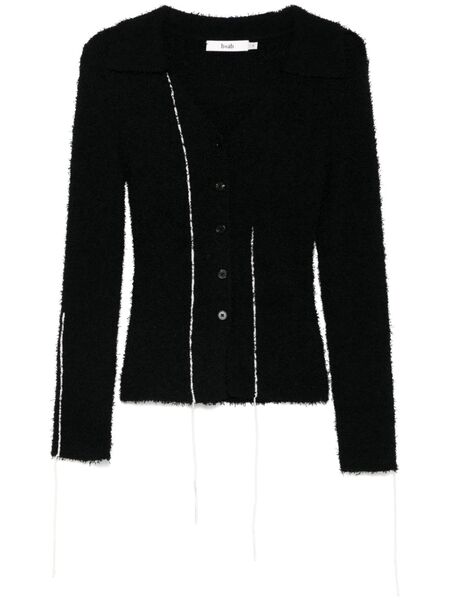  B+ab Textured Cardigan - Black 