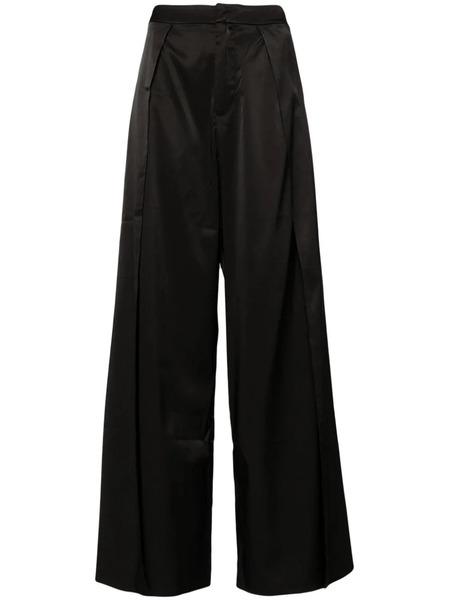  B+ab Wide-leg High-waist Trousers - Black 