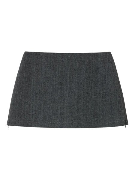  B+ab Zip Mini Skirt - Grey 