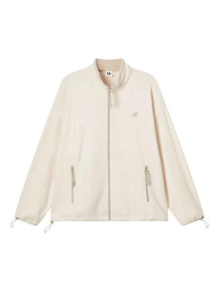  B+ab Zip-up Fleece Jacket - Neutrals 