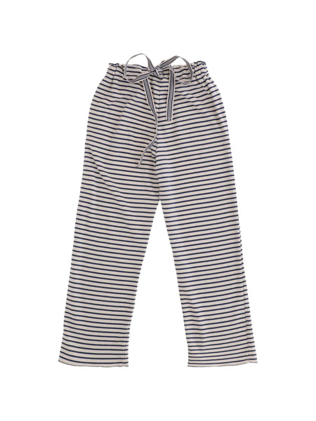  Babe And Tess Striped Drawstring Trousers - Blue 