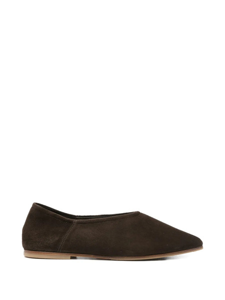  Babú Milano Pointed-toe Ballet Flats - Brown 