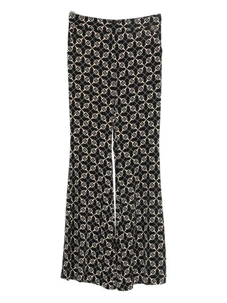  Babylone Paris Patterned Trousers - Black 