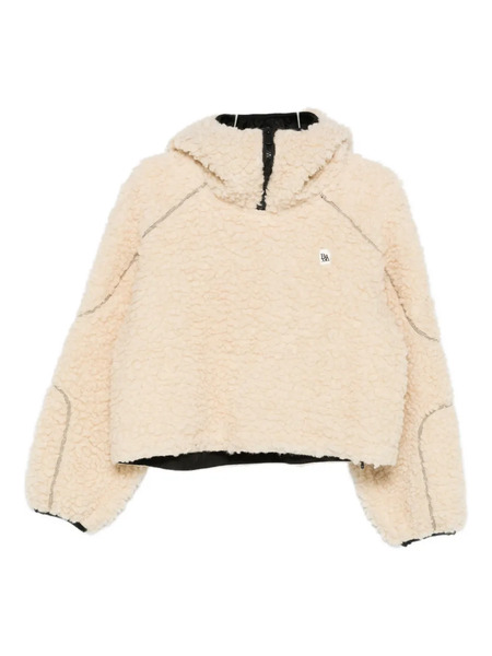  Bacon Logo-patch Hoodie - Neutrals 