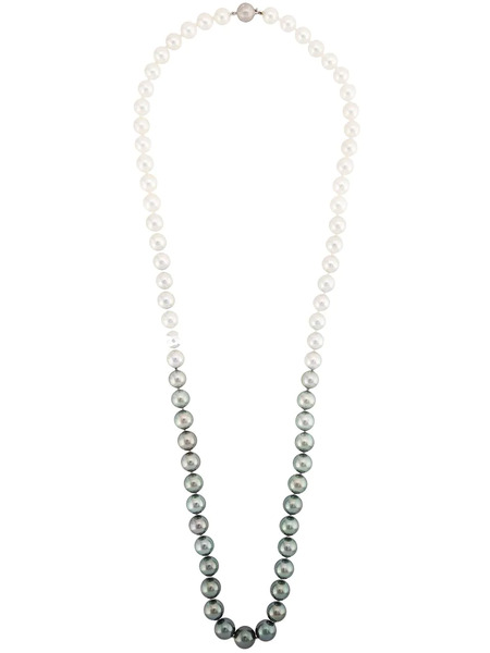  Baggins 18kt White Gold Pearl String Necklace 