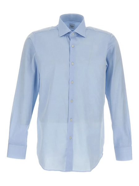  Bagutta Button-fastening Long-sleeve Shirts - Blue 