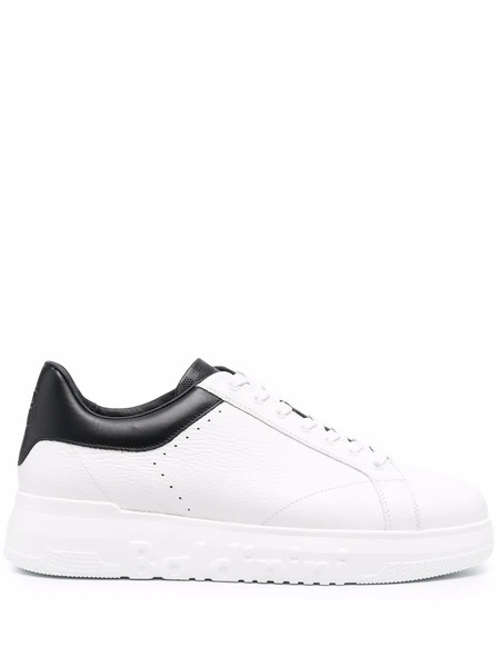  Baldinini Blubber Low-top Leather Sneakers - White 