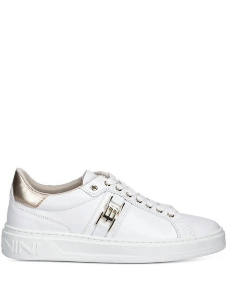  Baldinini Leather Logo-detail Sneakers - White 