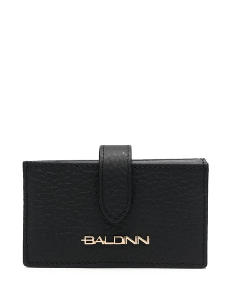  Baldinini Logo-plaque Leather Wallet - Black 